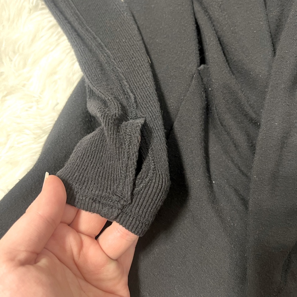 Athleta Black Purana Oversized Hooded Sweater - Size XS - Picture 3 of 7